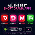 Best Short Drama Apps for Android & Tablet – DramaBox, DramaWave, NetShort, iQIYI & More VP Unlock All - Full Version, License, No Ads