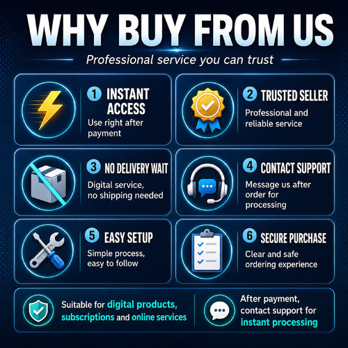 Adobe All Apps | Creative Cloud Full Software | Login Account Access | Stable Use | No Team Switching