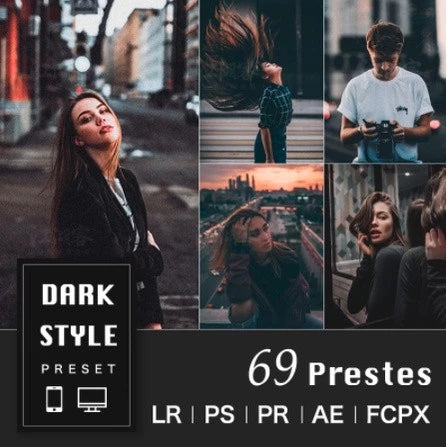 22 Type Lightroom Preset Desktop Mobile Full Collection (PR/AE/PS/LR/FCPX/DaVinci Resolve)
