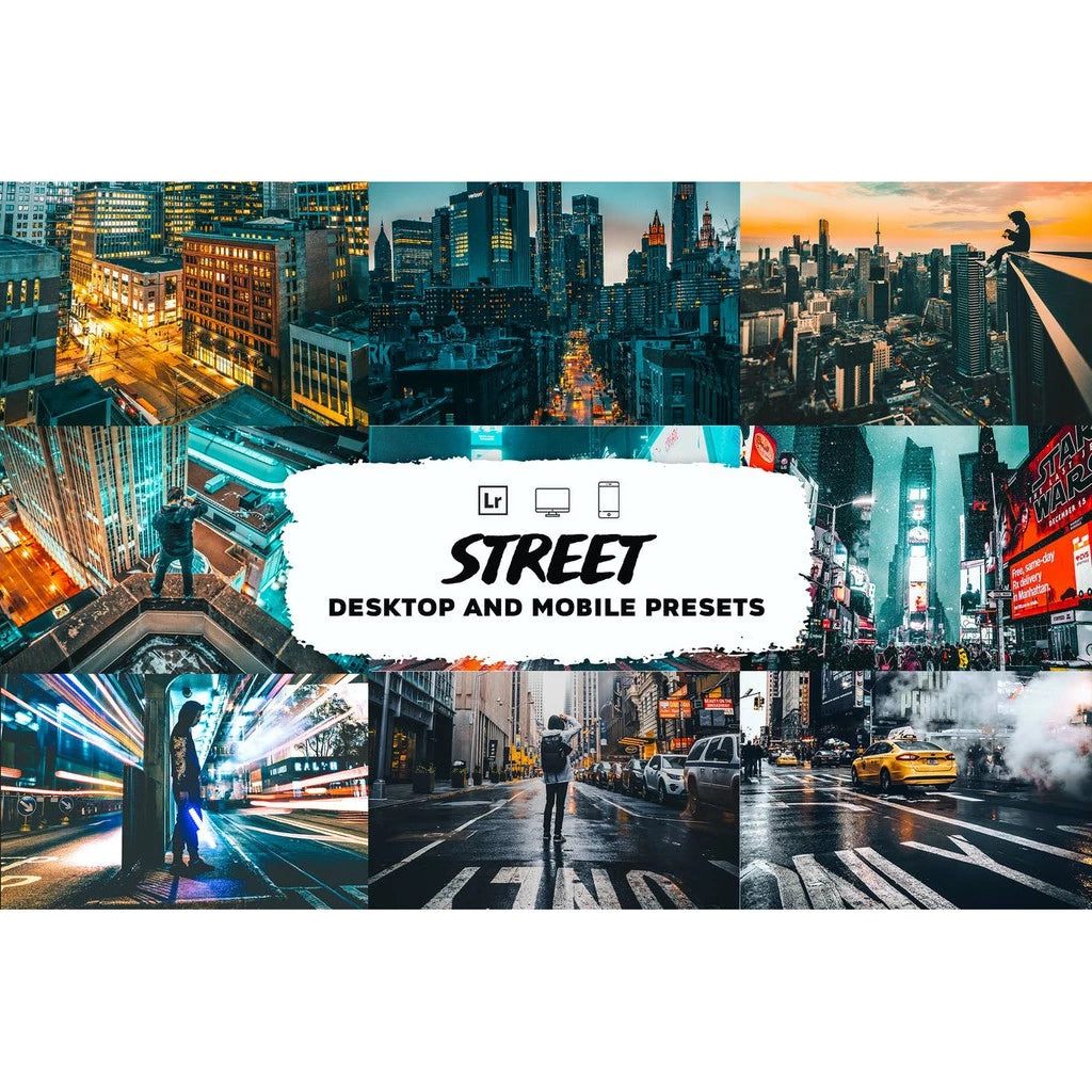12 Mobile/Desktop Lightroom Presets | Street