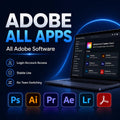 Adobe All Apps | Creative Cloud Full Software | Login Account Access | Stable Use | No Team Switching